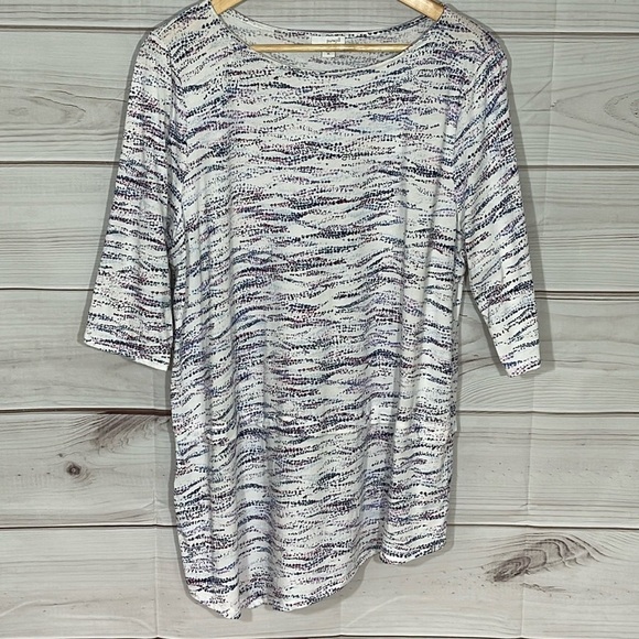 J. Jill Tops - J Jill Pure Jill Asymmetrical Hen Half Sleeve Tunic Top Size XL